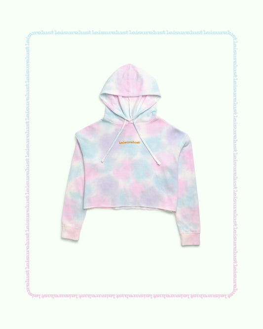 cloudburst crop hoodie